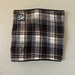 Brown Checkered Snug Life Neck Buff